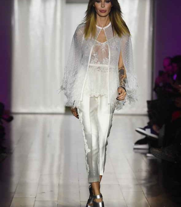 Lo stilista torrese Ferdinand protagonista con Nina Moric della Fashion Week di Milano