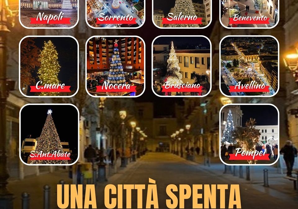 Torre del Greco. Luminarie, Movimento Torre Unita: ‘Città spenta, incompetenze e menefreghismo per i torresi’