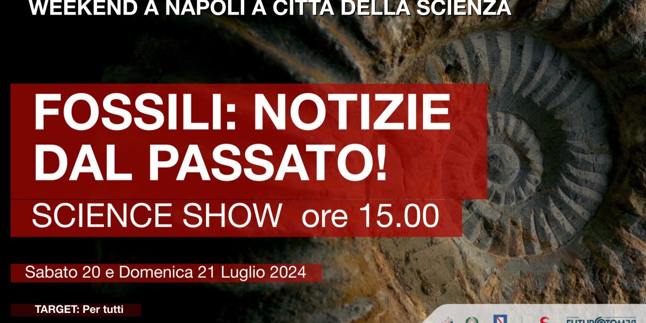 Città della Scienza, science show su giochi di terra e fossili. 🗓