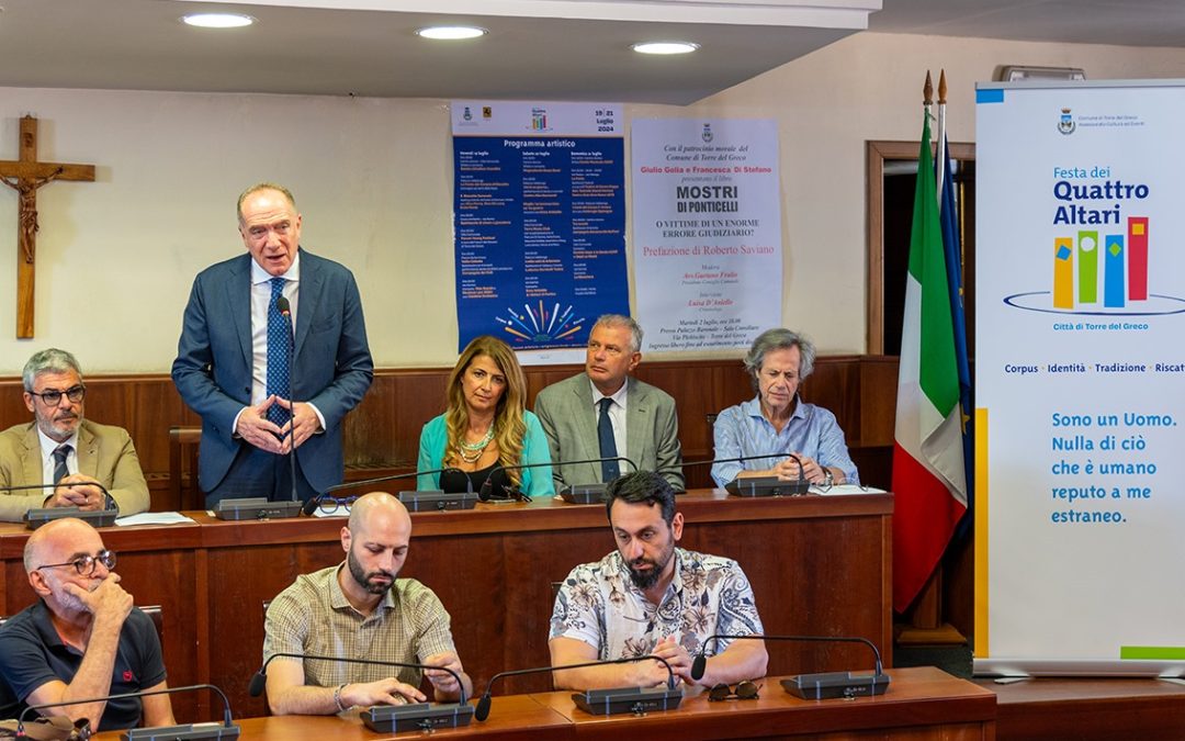 Torre del Greco. Presentato il programma della festa dei quattro altari Max Gazzè, Enzo Avitabile e La Maschera gli artisti che si esibiranno a via Comizi