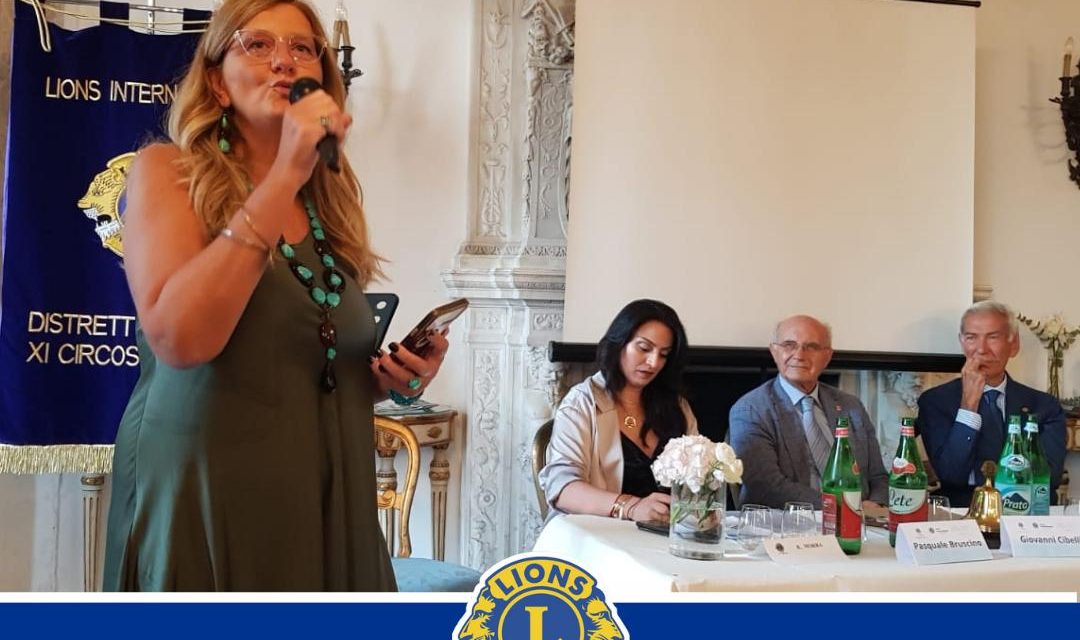 Lions Club Napoli Host  Rossella Fasulo riconfermata all’unanimità  alla presidenza del Club più antico del Distretto