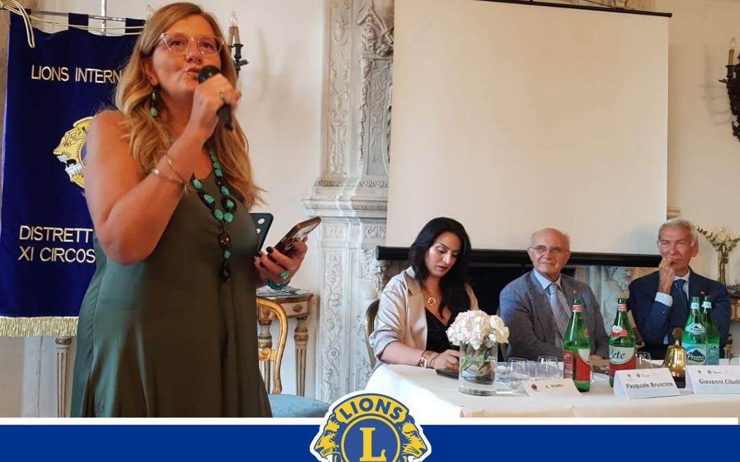 Lions Club Napoli Host  Rossella Fasulo riconfermata all’unanimità  alla presidenza del Club più antico del Distretto